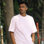 baby-pink-oversize-drop-shoulder-tshirt-denim-plus Baby pink oversize drop shoulder t-shirt streetwear style by Denim Plus
